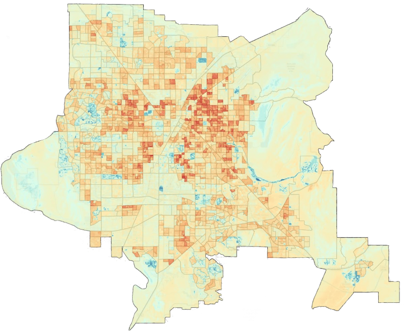 Heat Vulnerable Areas of Las Vegas – Urban Comfort